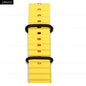 URVOI Ocean Band for  Watch Ultra 3 2 Strap Series 11 10 9 8 SE Sport Band for Iwatch Silicone Wristband Black Buckle 49Mm