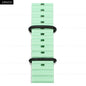 URVOI Ocean Band for  Watch Ultra 3 2 Strap Series 11 10 9 8 SE Sport Band for Iwatch Silicone Wristband Black Buckle 49Mm